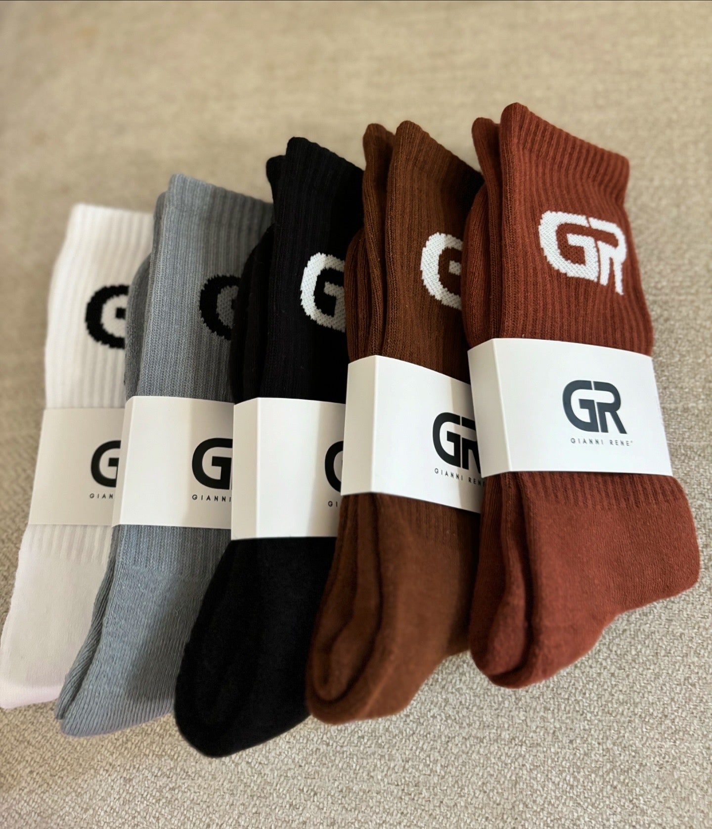 Gianni Rene’ Cushioned Crew Socks